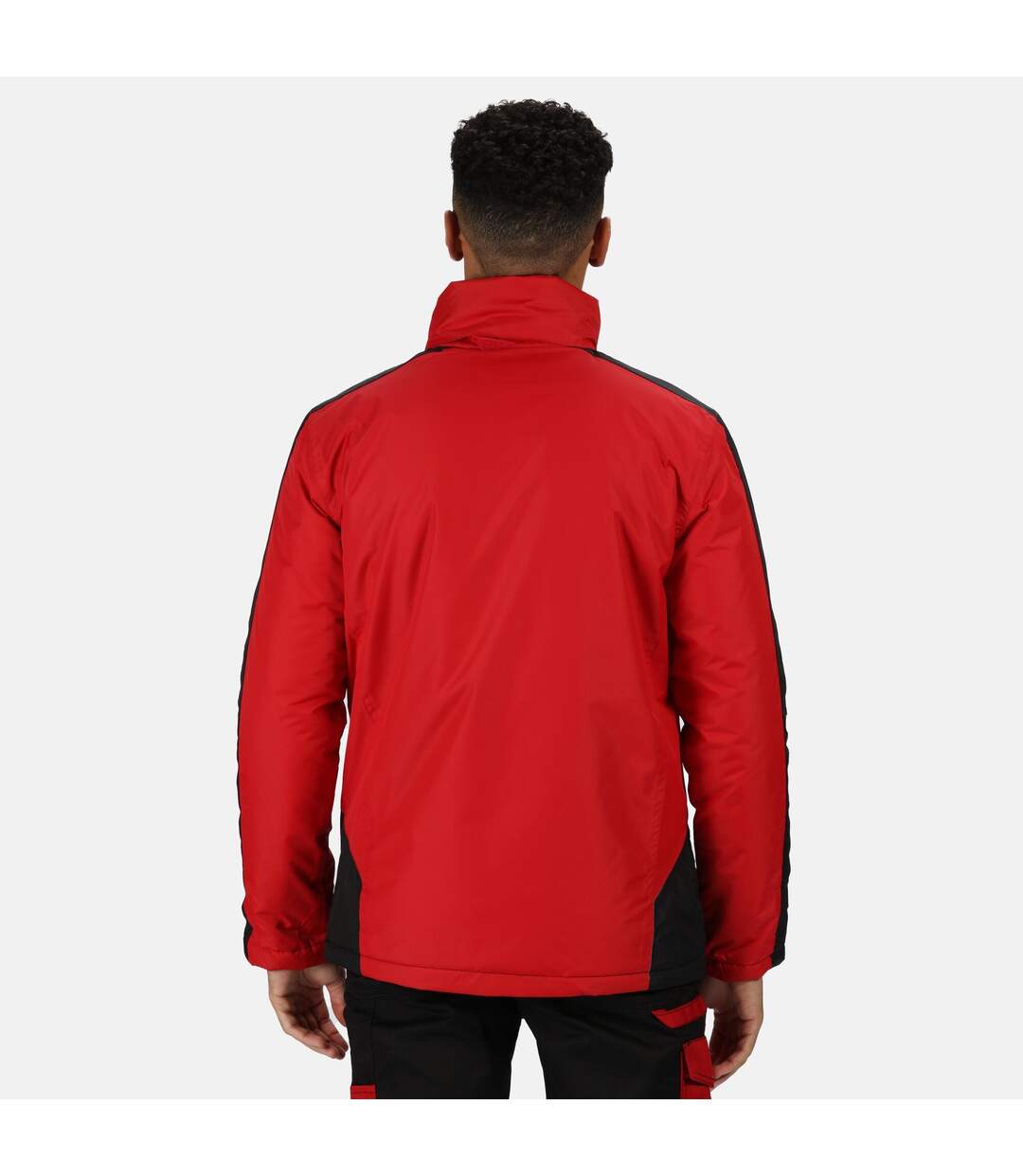 Regatta Mens Contrast Full Zip Jacket (Raspberry Red/Graphite Black) - UTRG3743-3