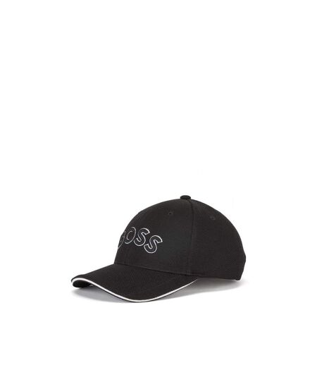 Casquette De Baseball Motif/style Logo Brodé Homme Noir Boss