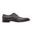 Mens Derrek Leather Formal Derby Shoes Dark Brown Boss-1