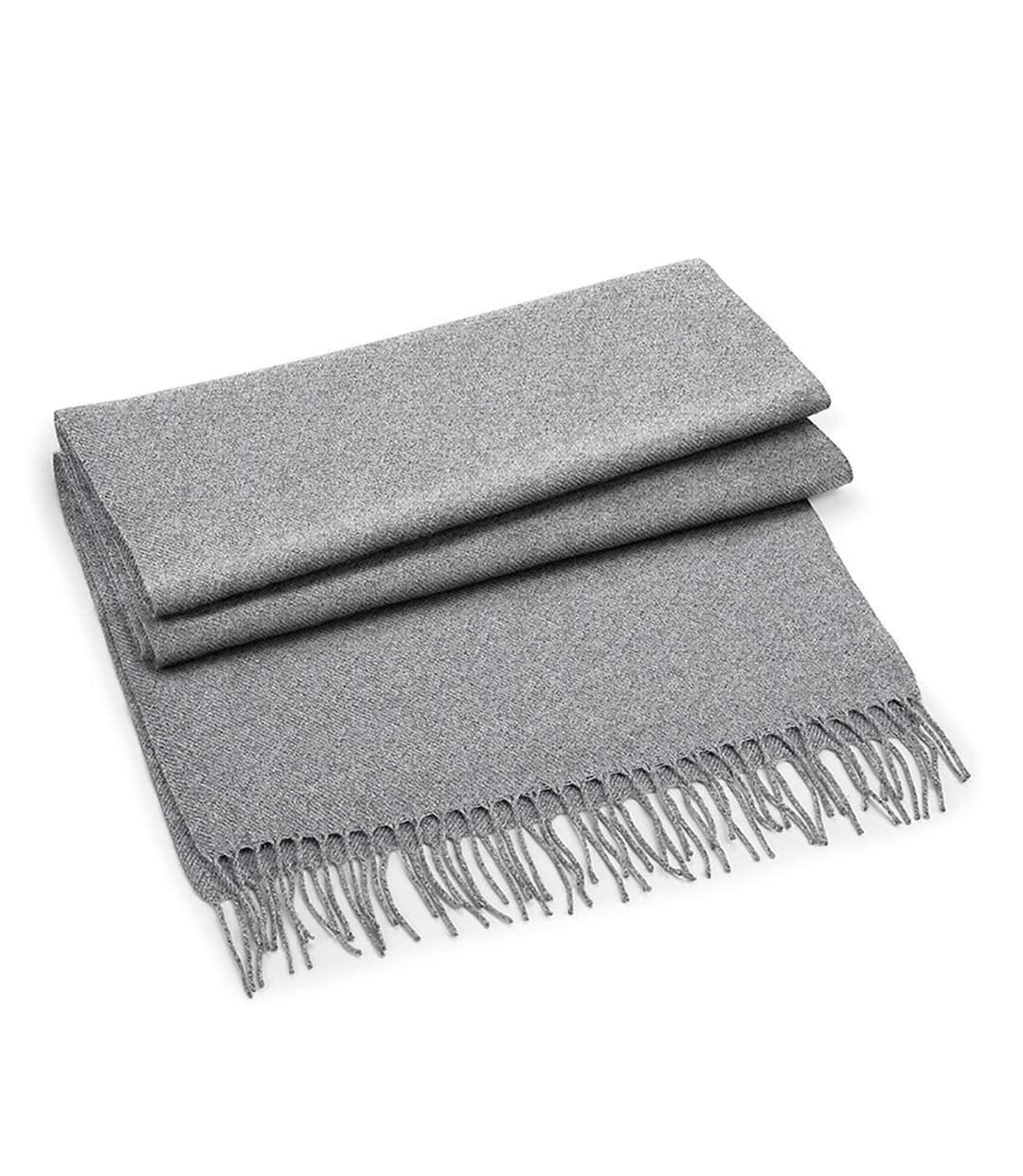 Classic woven scarf one size heather grey Beechfield