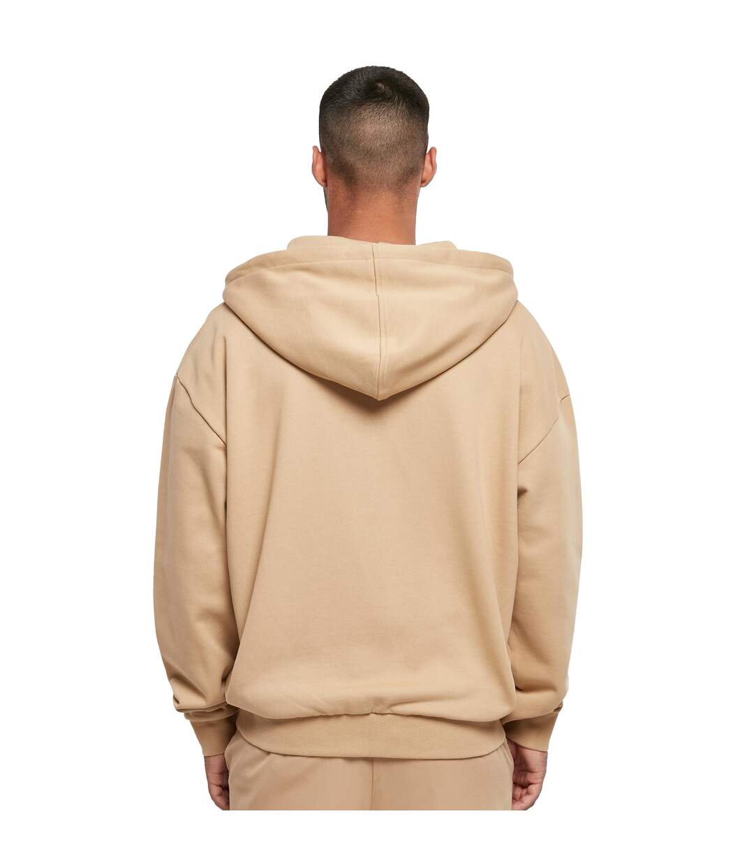 Veste à capuche homme beige Build Your Brand-4