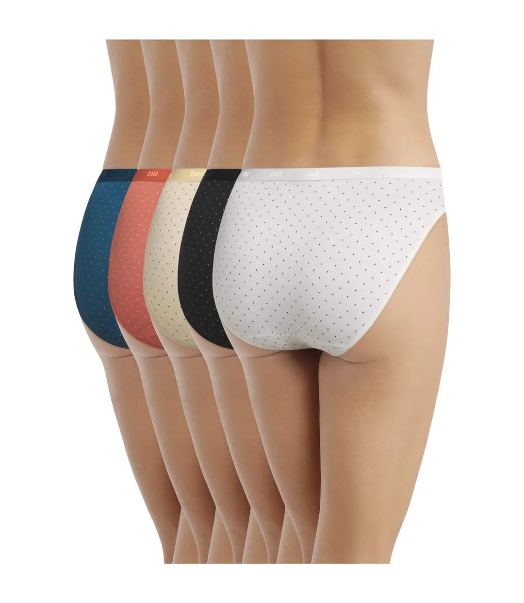 Lot de 5 Culottes Les Pockets Coton-2
