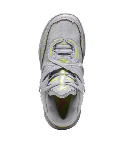 Chaussures De Basket Motif/style Métallisé Enfant Argenté Jaune Vif Puma
