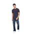 Jean Winsbury Homme Bleu Foncé Délavé Crosshatch-1