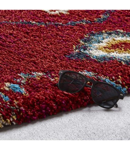 Tapis shaggy tissé motif berbère AMORE 4