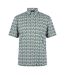 Polo Motif/style Géométrique Trawick Homme Gris Pâle Farah-2