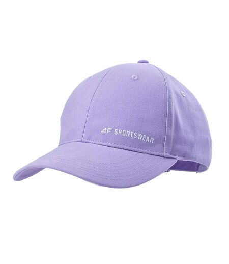 Casquette De Baseball Motif/style Logo Brodé Violet 4F