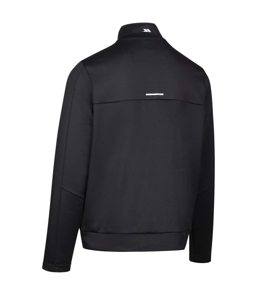 Haut Manches Longues À Col Montant Zippé Jay Homme Noir Trespass-2