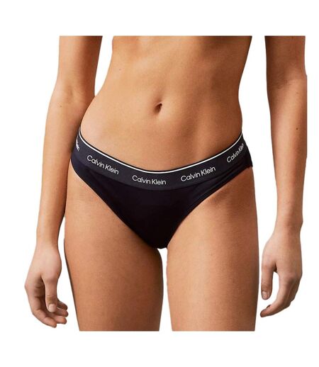 Bas de maillot de bain noir femme calvin klein jeans kw0kw02428 - l