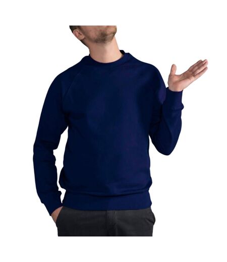 Sweatshirt À Manches Longues Homme Bleu Marine SG