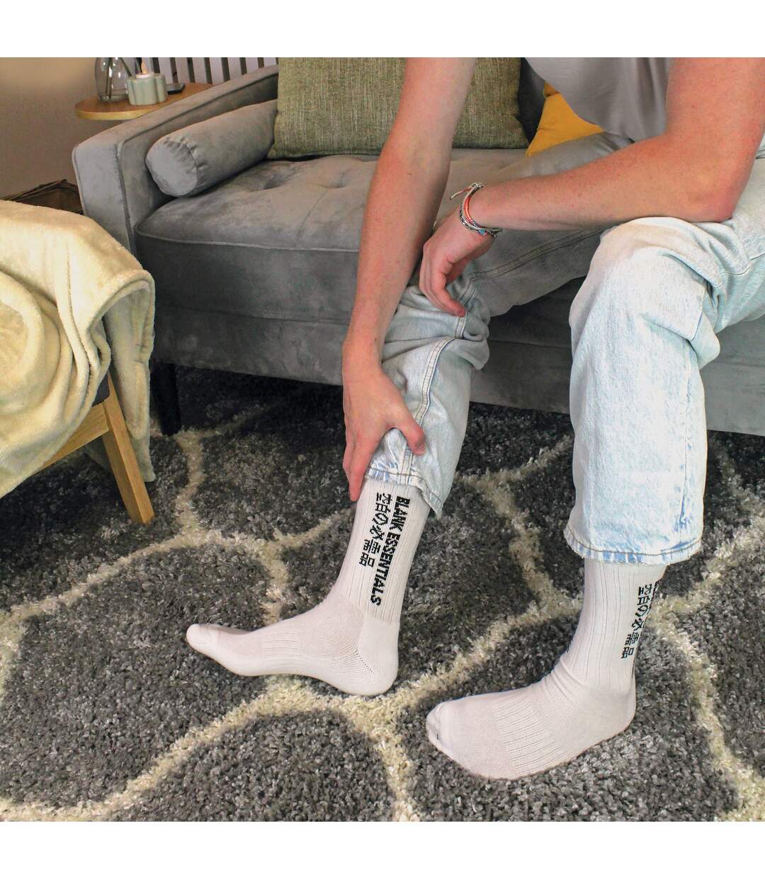 3 paires de chaussettes de sport en coton pour hommes-4