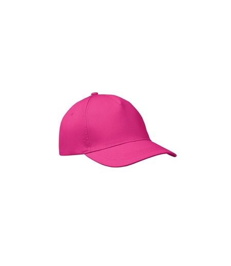Buzz 5 Panel Baseball Cap Fuchsia MidOcean