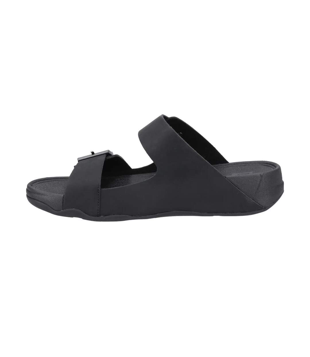 Mens gogh moc leather sliders black FitFlop-3
