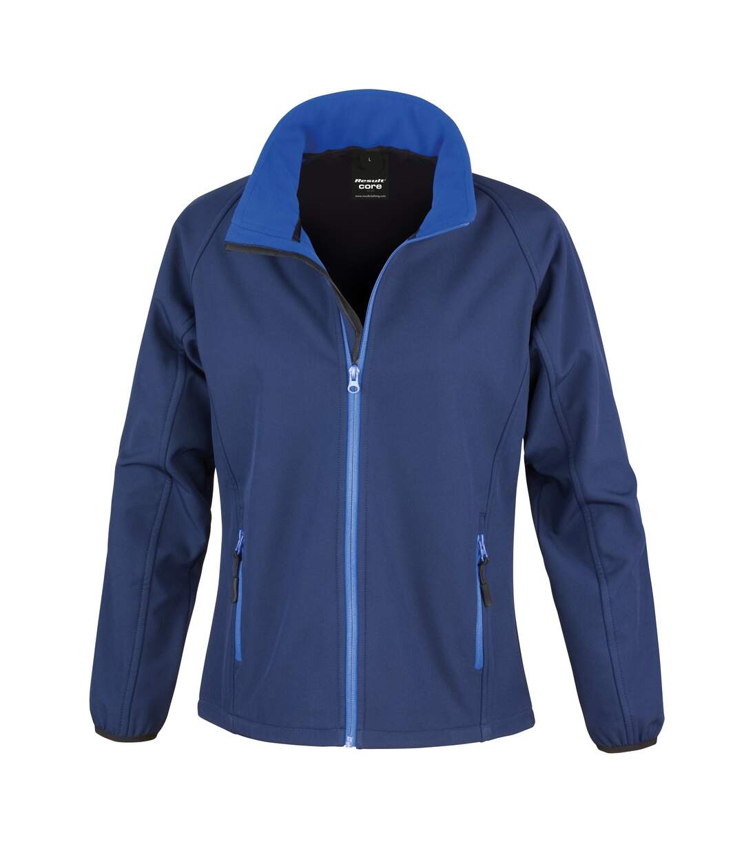 Veste softshell femme bleu marine/bleu roi Result-1