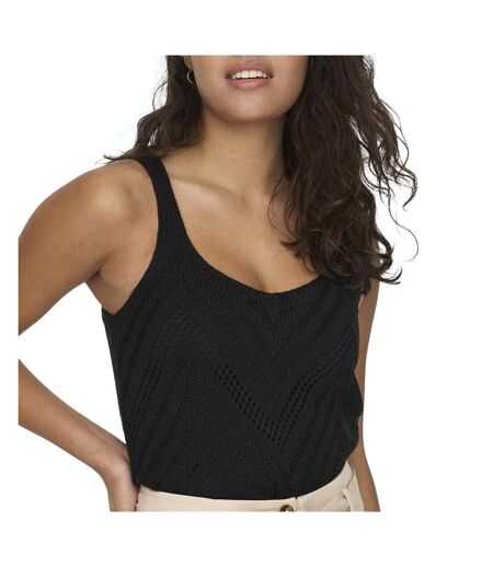 Top crochet noir femme jdy 15226348