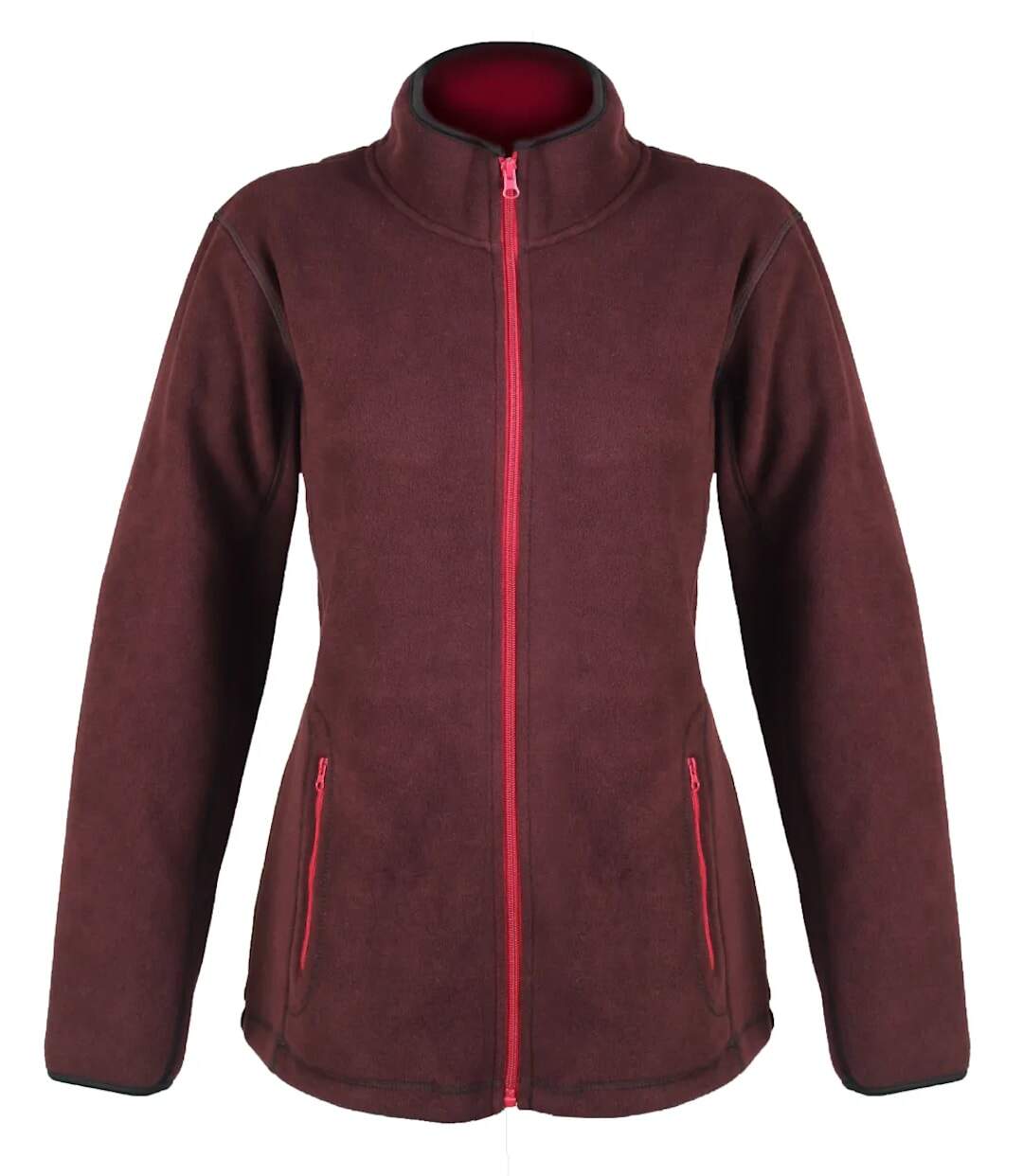 Veste Polaire Femme Balkan1 Bordeaux - Ultra Chaude (Mayflower)-5