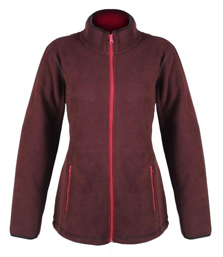 Veste Polaire Femme Balkan1 Bordeaux - Ultra Chaude (Mayflower)