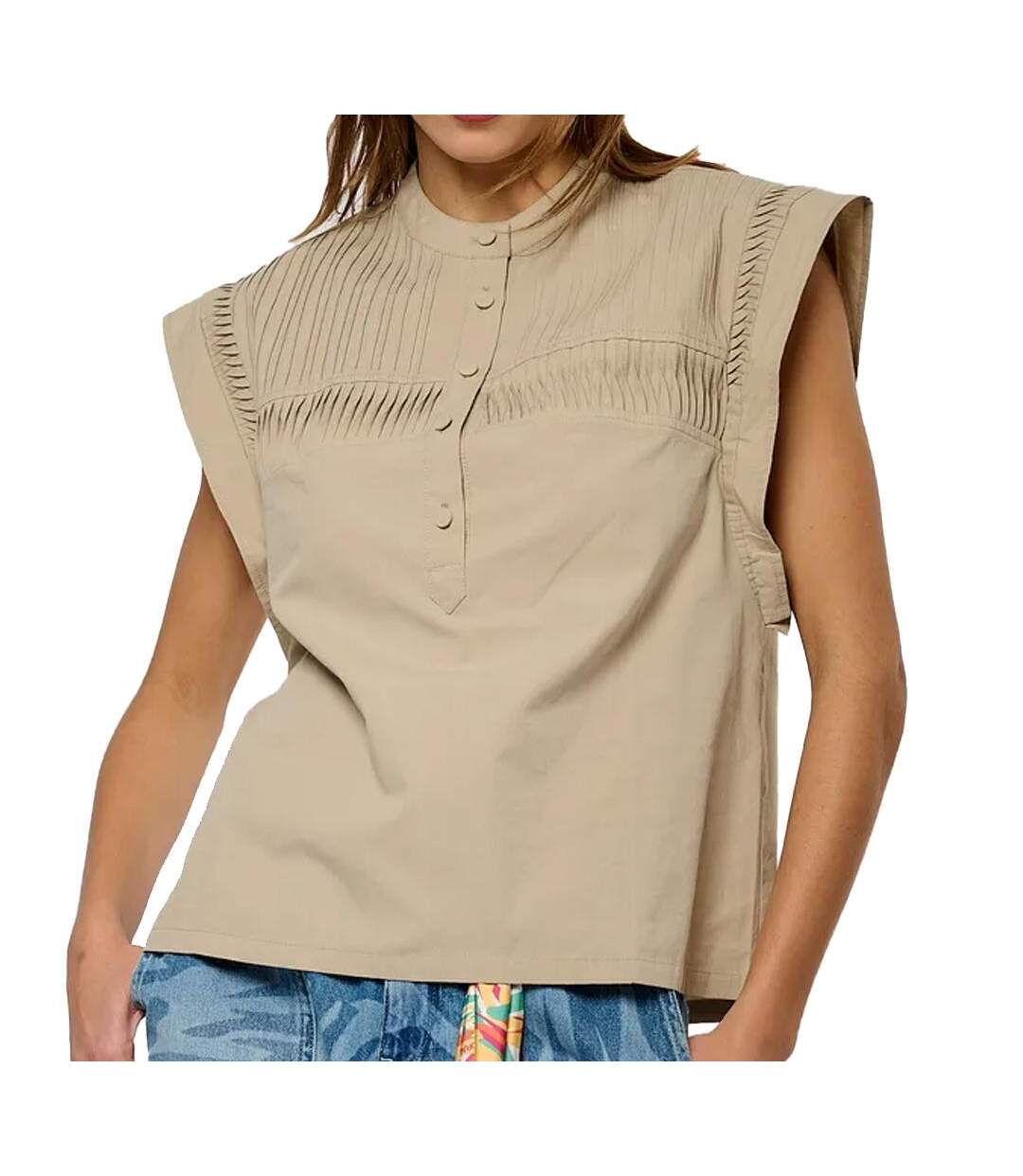 Blouse kaki femme kaporal eddah - m-1
