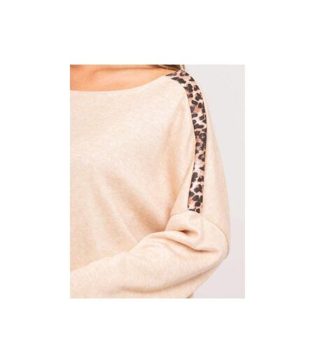 Pull oversize motif léopard KENORA - Dona X Lisa