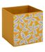 Boîte de Rangement Réversible Folia 31x31cm Jaune-1