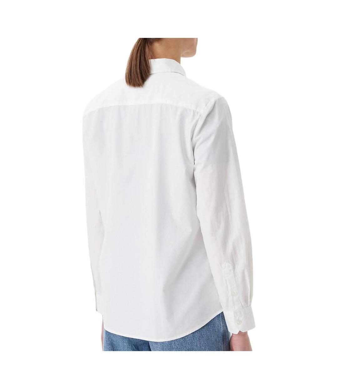 Chemise rayure blanche femme tommy hilfiger pinstripe-2