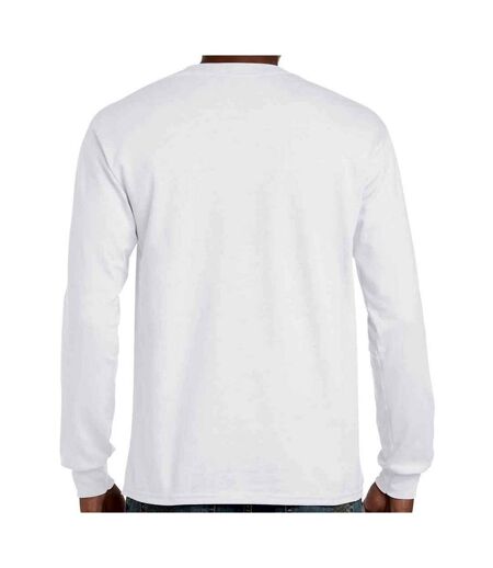 Gildan Mens Ultra Cotton Long-Sleeved T-Shirt (White) - UTPC5905