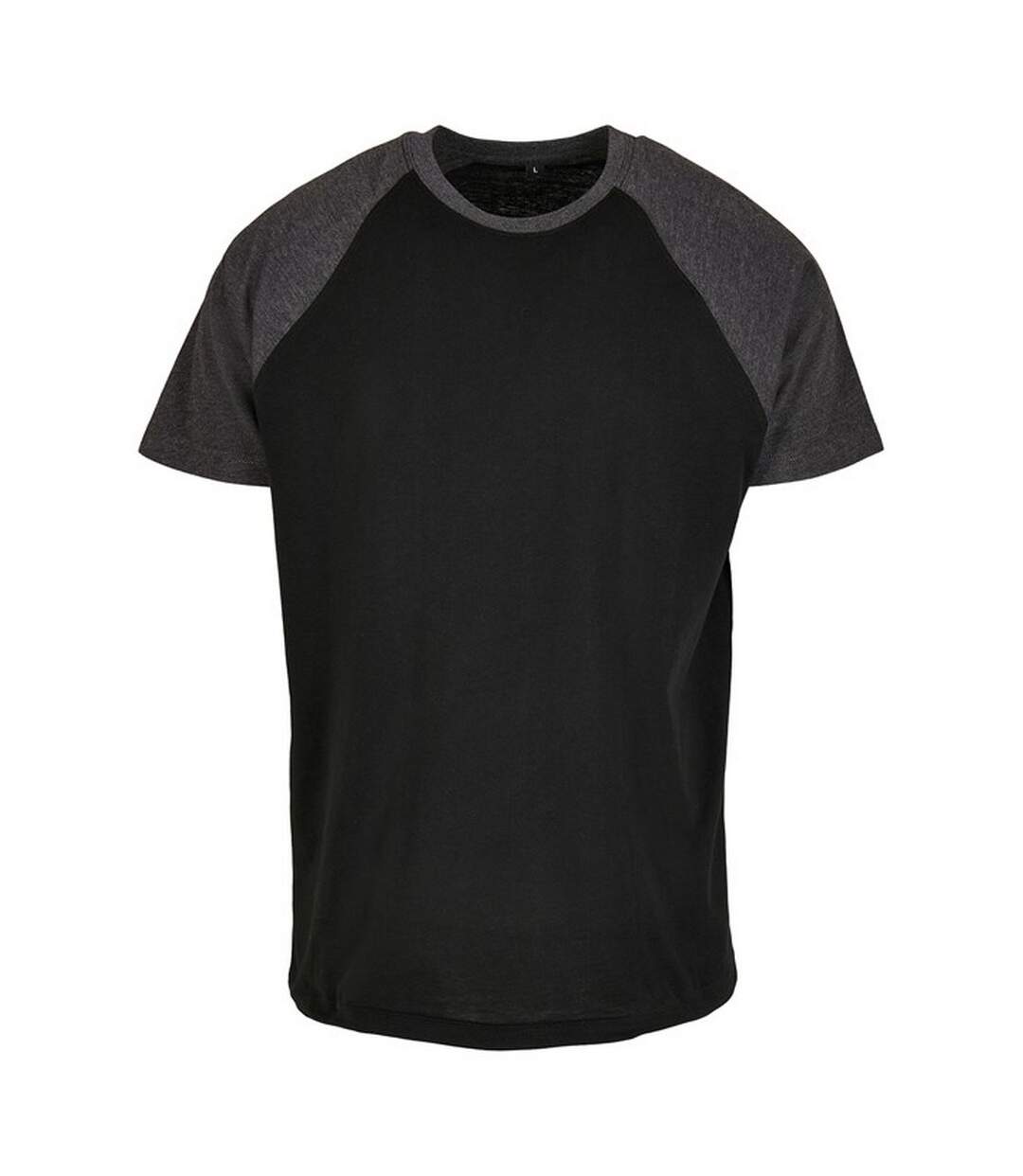 T-shirt contrasté raglan homme noir / noir / anthracite / anthracite Build your Brand