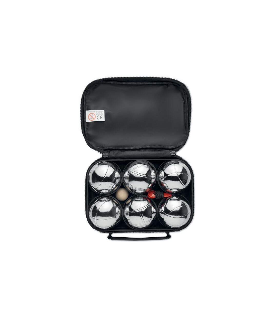 Jeu de 6 boules de pétanque dans sacoche-2