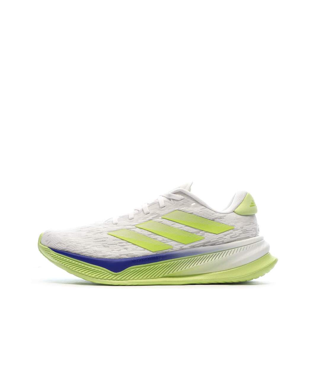 Chaussures de running blanches/jaunes homme adidas supernova comfortglide-1