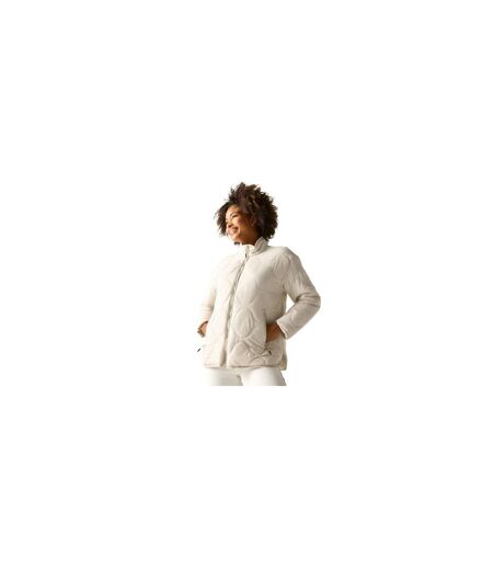 Womens/ladies Carlotte Quilted Padded Jacket Light Vanilla Regatta