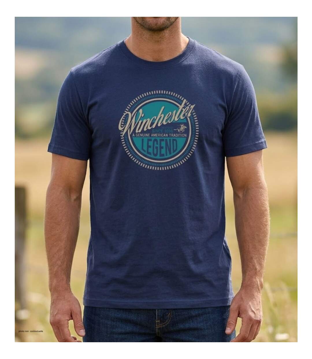 Tee-shirt SILVAN2 Winchester – Le haut à manches courtes en coton jersey pour un confort respirant au quotidien-1