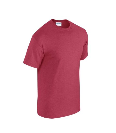 Gildan - T-shirt HEAVY COTTON - Homme (Rouge foncé chiné) - UTRW9957