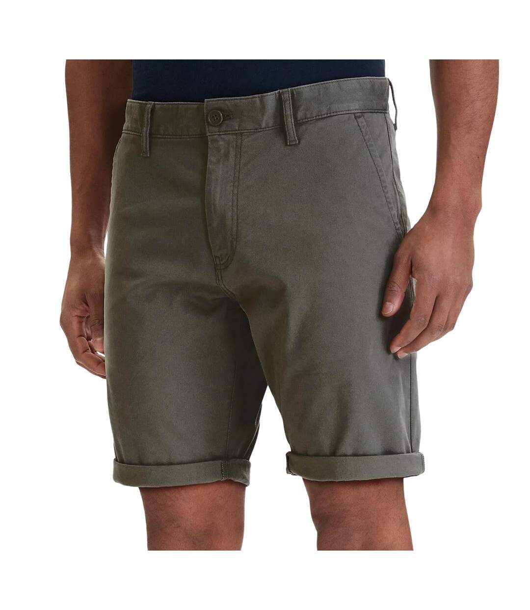 Short chino kaki foncé homme tommy hilfiger scanton-1
