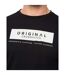 Mens Jamstate T-shirt Black Crosshatch-4
