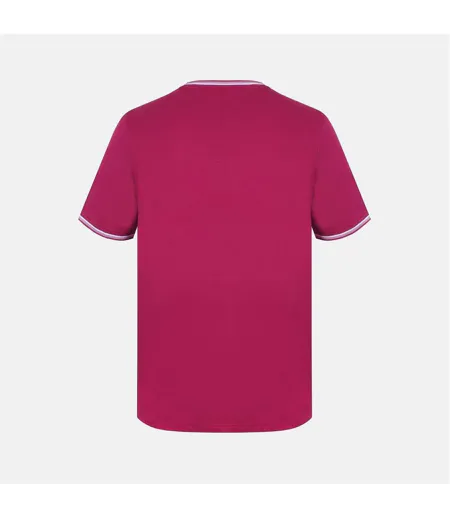 Mens Cotton T-shirt Berry Slazenger
