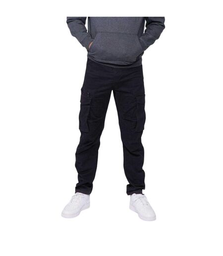 Pantalon À Poches Homme Noir Délavé Firetrap