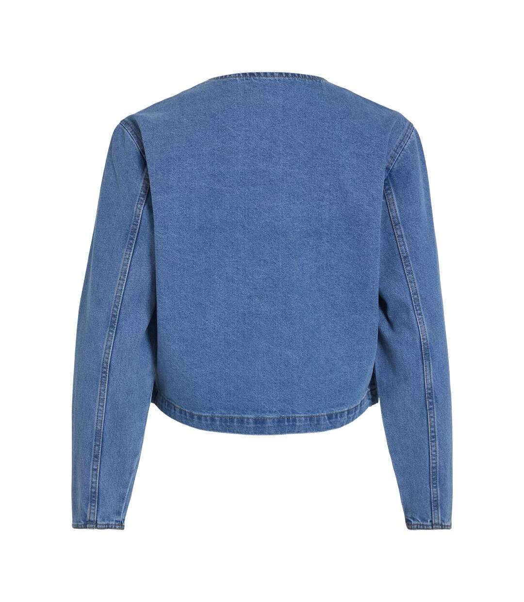Veste en jean bleu femme vila reba-2