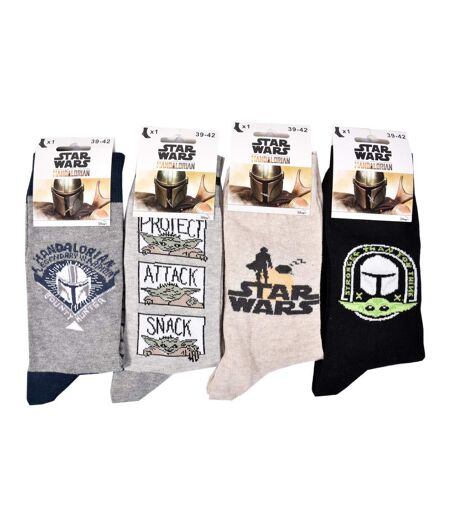 Pack de Chaussettes Adulte Licence Fantaisies-Assortiment modèles photos selon arrivages- - Pack de 4