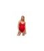 Womens/ladies Naomi Maternity One Piece Swimsuit Racing Red Mamalicious-1