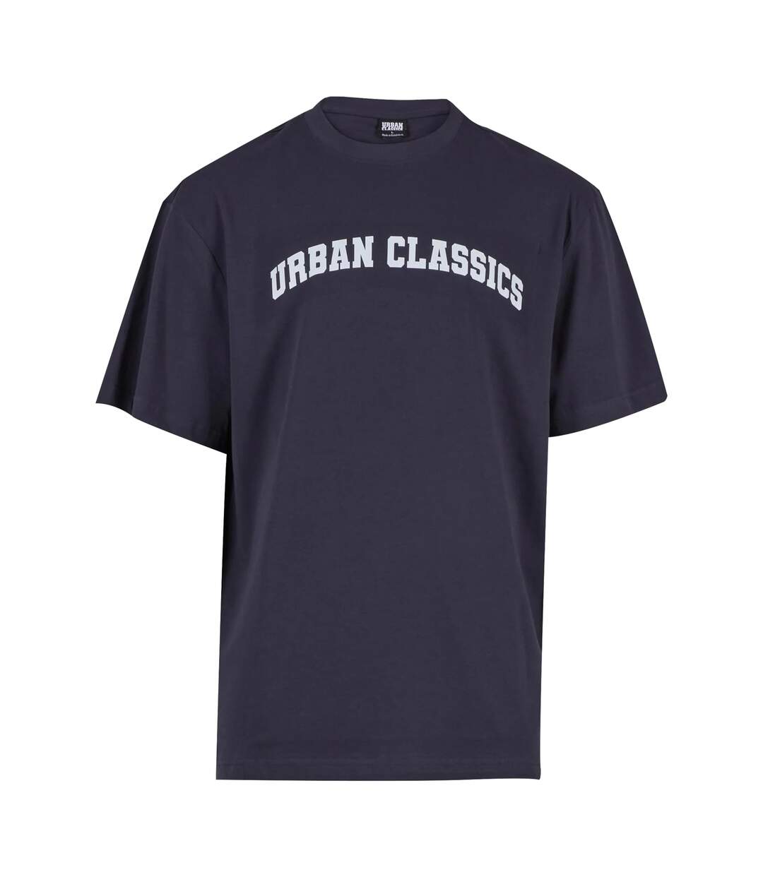 T-shirt College Homme Bleu Marine Urban Classics-1