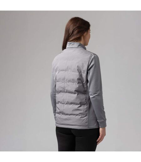 Veste doublée en polaire pour femme avec fermeture éclair complète