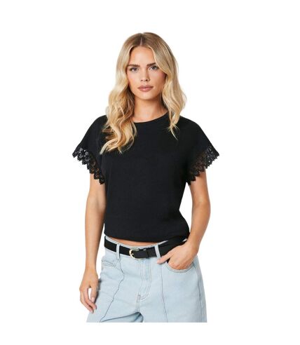 T-shirt femme noir Dorothy Perkins