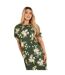 Robe mi-longue femme vert kaki Dorothy Perkins