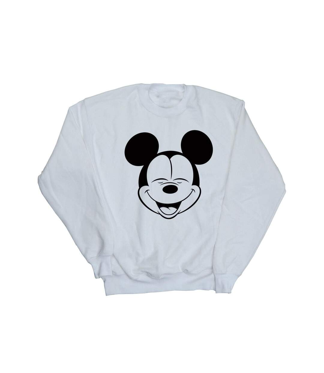 Disney Sweatshirt Femme/Ladies Mickey Mouse Closed Eyes (Blanc) - UTBI28413-1