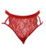 Thread thong with lace and ribbon at the waist 21683 woman