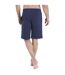 Pyjama court col rond homme Waffle Athena-4