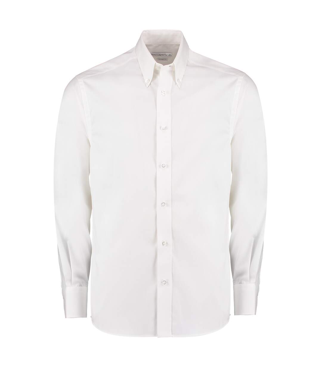 Kustom Kit Mens Tailored Fit Long Sleeved Business Shirt (White) - UTBC600-2