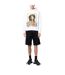 Sweat À Capuche Motif Bob Marley Homme Blanc DSquared2-1