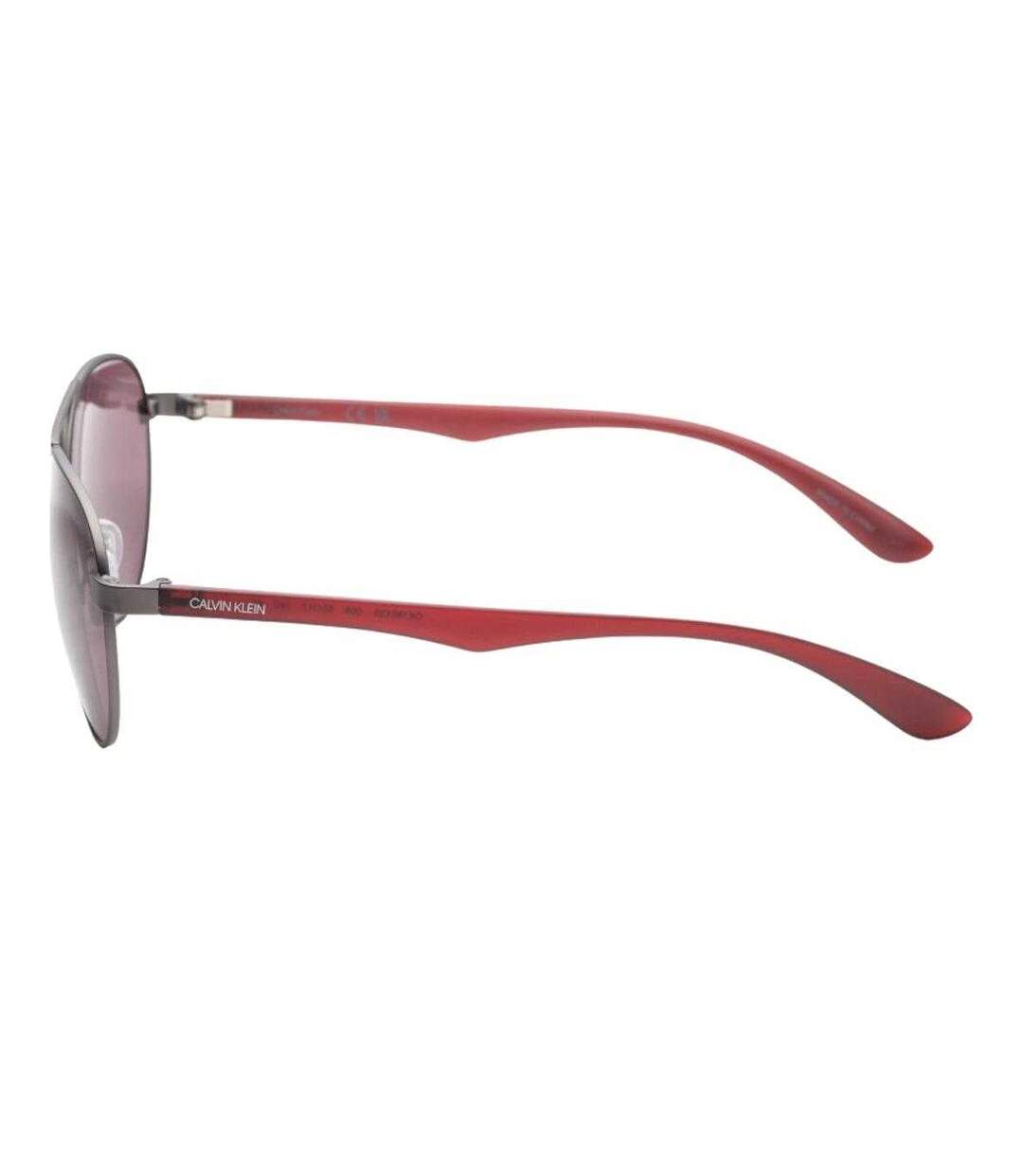 Womens/ladies Matte Pilot Sunglasses One Size Pink Gunmetal Grey Calvin Klein-2