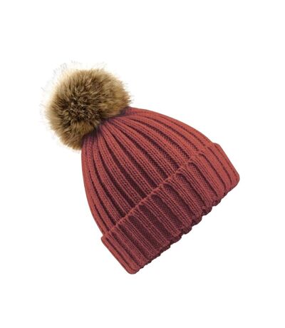 Beechfield® Unisex Cuffed Design Winter Hat (Orange Rust) - UTRW5283